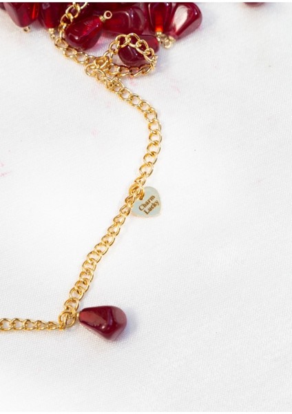 3 Murano Nar Taneli Kolye modelleri