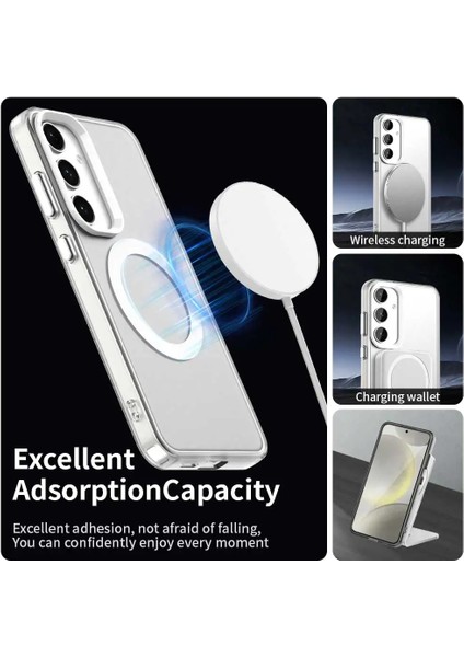 Samsung Galaxy A16 Uyumlu Kamera Koruma Çıkıntılı Magsafe Özellikli Renkli Mat Kılıf fiyatları