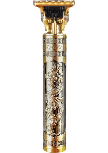 Şarjlı Saç ve Sakal Kesme Makinesi, Altın Renk, Hafif ve Pratik Kullanım