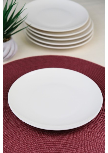 Porselen Chic Servis Tabağı 24,50CM 6 Lı fiyatları