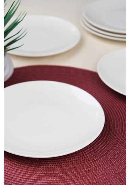 Porselen Chic Servis Tabağı 24,50CM 6 Lı fırsatları