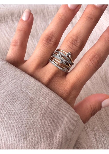 Taşlı Sarmal Yüzük