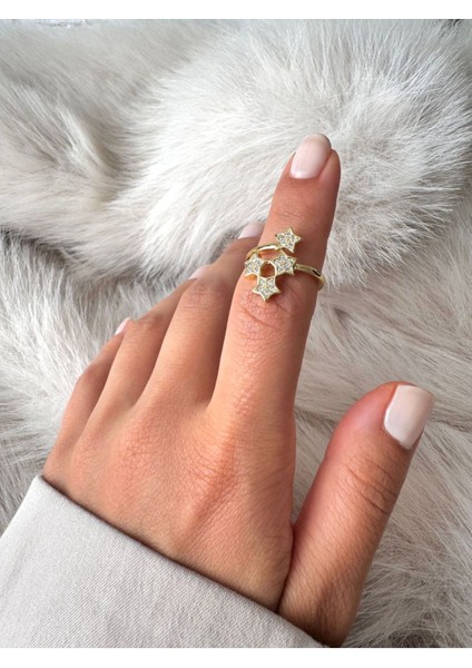Taşlı Yıldız Yüzük