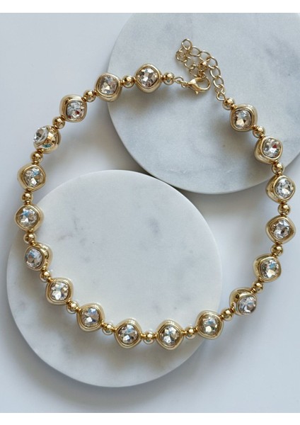 Çelik Taşlı Choker Kolye fiyatları