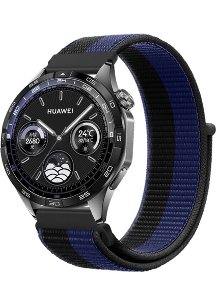 Samsung Galaxy Watch 3 41MM ile Uyumlu Kordon Ayarlanabilir Hasır Örgü Cırtlı 20MM Spor Kayış