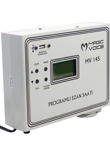 MV-145 3 Hocalı Programlı Duvar Tipi Ezan Saati modelleri