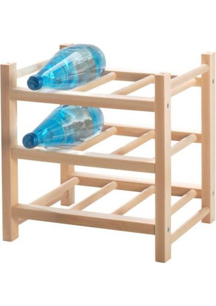 Masif Ahşap Şaraplık, 33X30X34 Cm, Şık ve Doğal Tasarım modelleri