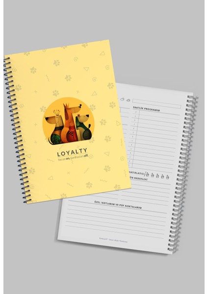 A5 Ders Çalışma Planlayıcısı Spiralli 104 Sayfa - Study Planner - Sınava Hazırlık Ayt-Tyt-Kpss-Ales-Yds-Tus fiyatları