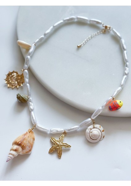 Deniz Charm Inci Kolye