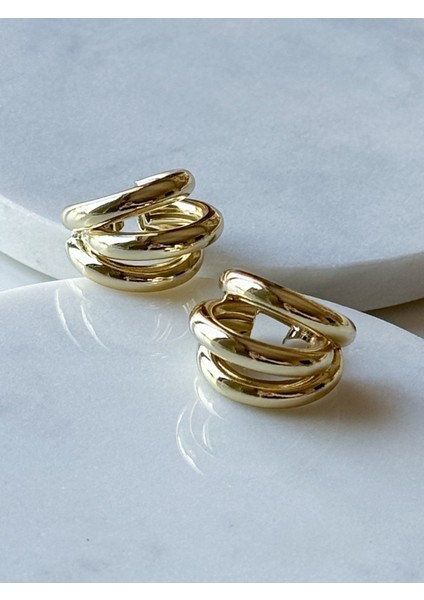 Özel Seri 3lü Halka Küpe