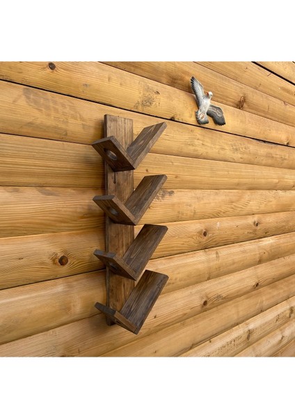 El Yapımı Ahşap Dekoratif Şarap ve Içecek Standı, Şık ve Doğal Tasarım fiyatları