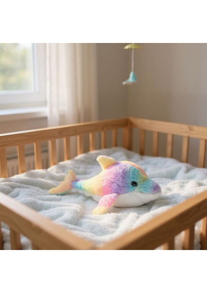 Rengarenk Yunus 60 cm Peluş Oyuncak