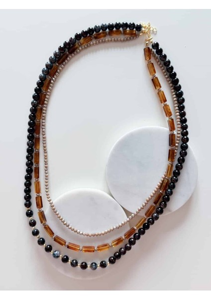 3lü Uzun Boncuk Kolye fiyatları