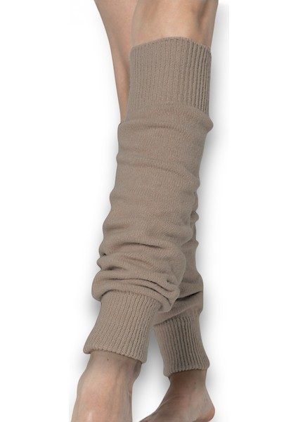 Lambswool Yün Diba Kışlık Kadın Dizlik Kalın Tozluk Ayaksız Yoga Çorabı fiyatları