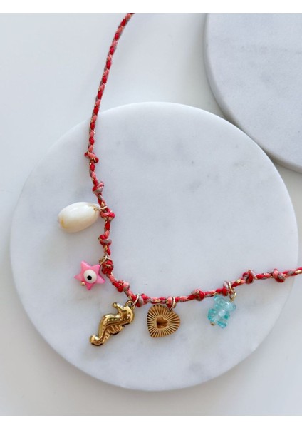 Çelik Charm Ip Kolye