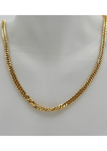 Fıora Burgulu Gold Renkli Çelik Kolye - Kadın - Şık - Zarif - Hediyelik indirimleri