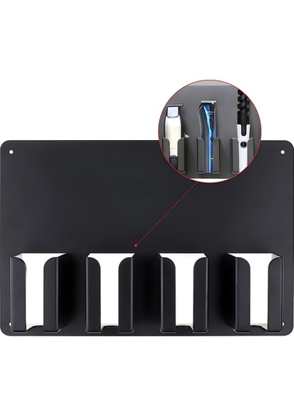 Siyah Tıraş ve Fırça Organizeri, Şık ve Pratik Tasarım