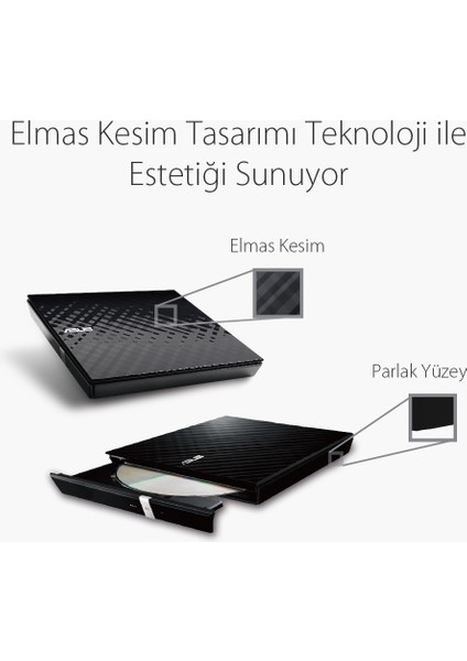 Asus DVD SDRW-08D2S-U Lıte Slım USB 2.0 Siyah modelleri
