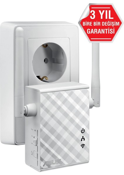 Asus RP-N12 300MBPS Priz Tipi Menzil Genişletici fiyatları