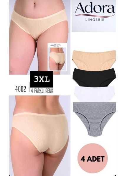 3xl Kadın Külot Ekonomik Paket