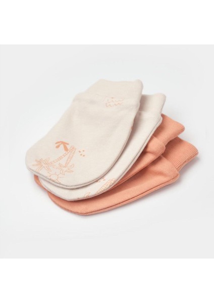 Bibaby Biorganic Hello Safari 2'li Bebek Eldiven 72224 Ekru Kiremit modelleri