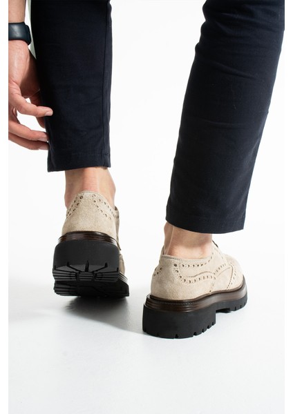 Fugo Bej Hakiki Deri Casual Erkek Ayakkabı indirimleri