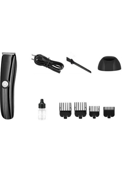 Şık Siyah Çok Fonksiyonlu Saç ve Sakal Traş Makinesi indirimleri