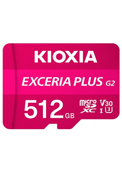 512GB Kıoxıa Excerıa Plus G2 Sdxc 4K 100/MB/S LMPL2M512GG2