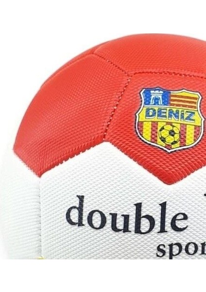 Futbol Topu Dikişli 420 gr No:5 - FB-660-SARI-KIRMIZI fiyatları