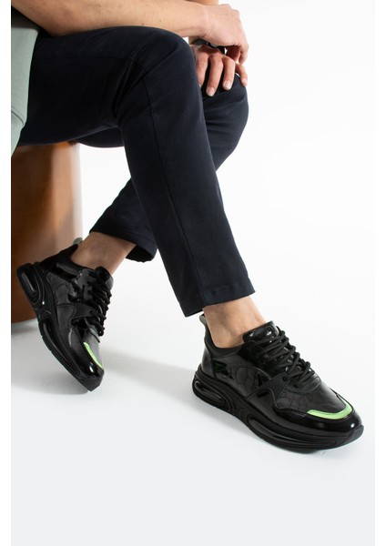 Nova Siyah Hakiki Deri Erkek Sneakers fırsatları