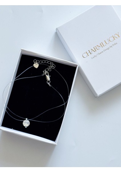 Zirkon Taşlı Hayalet Kolye