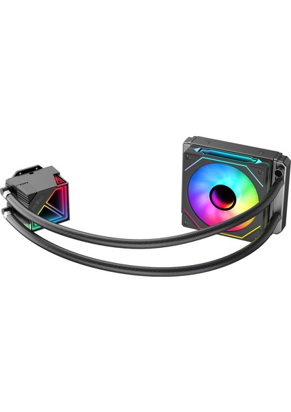 James Donkey Lugis JDC120 Argb 120MM Sıvı Işlemci Soğutucu Am5 ve LGA1700 Uyumlu