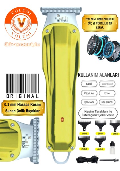 Kırmızı Profesyonel Tüy Kısaltma ve Tıraş Makinesi, Saç, Sakal, Ense ve Vücut Için modelleri