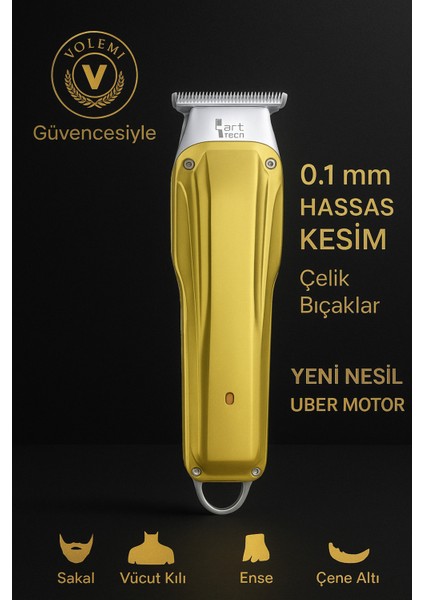 Kırmızı Profesyonel Tüy Kısaltma ve Tıraş Makinesi, Saç, Sakal, Ense ve Vücut Için fırsatları