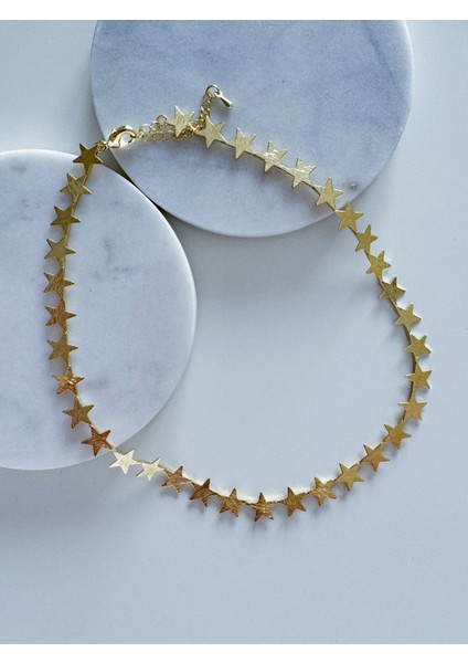Çelik Yıldız Choker Kolye fiyatları