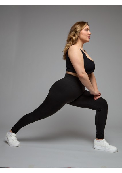 Magic Siyah Esnek Toparlayıcı Bambu Tayt|s-5xl|termal, Polarlı, Yüksek Bel, Spor ve Günlük Büyük Bedene Uygun fiyatları