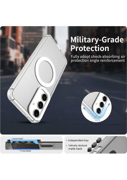 Samsung Galaxy A56 Uyumlu Kamera Koruma Çıkıntılı Magsafe Özellikli Renkli Mat Kılıf modelleri