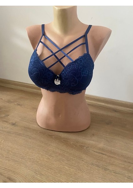 Kadın Çapraz Ipli Dantelli Balenli Destekli Sütyen modelleri