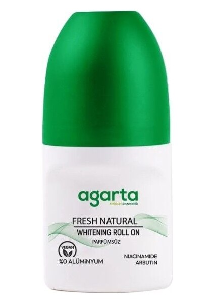 Agarta Doğal Roll-On Fresh Natural 50 ml