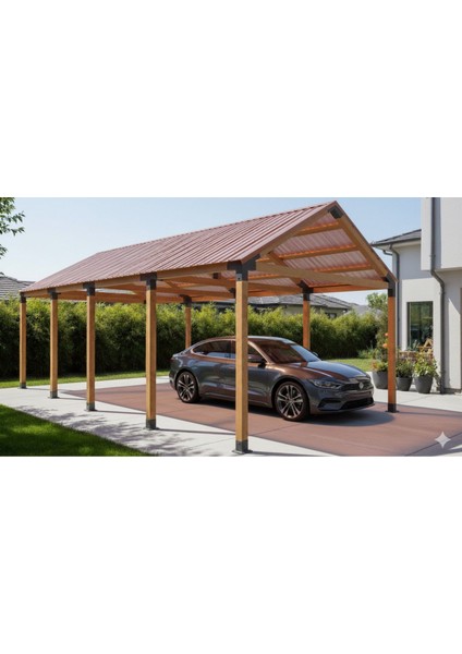 Garaj Birleştirme Aparatları Ahşap Garajlar Için 10X10 ve 9x9 Seçenekleriyle