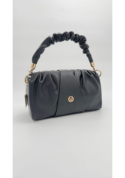 Siyah Büzgü Detaylı El Çantası Orijinal Levid'or fiyatları