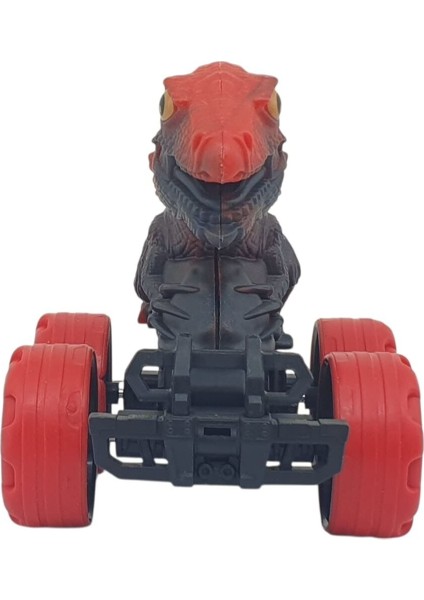 Sürtmeli Dinazor Arabalar 12 cm - H-20 - T-Rex - Kırmızı modelleri
