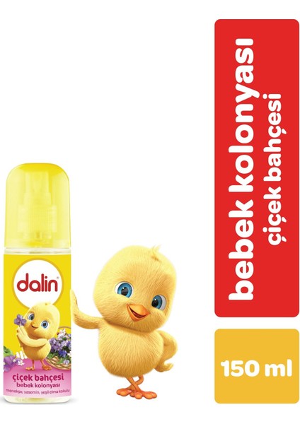 Dalin Sprey Bebek Kolonyası Çiçek Bahçesi 150ML