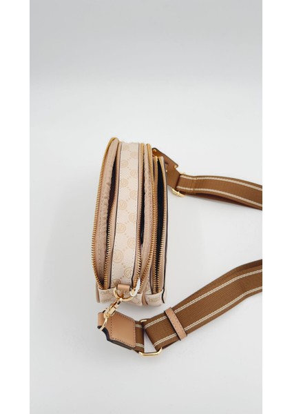 Vizon Çift Bölmeli Kalın Askılı Omuz Çantası Orijinal Levid'or Premium