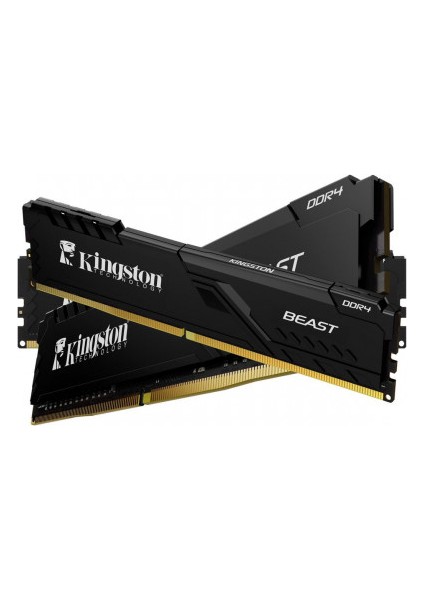 16GB Ddr5 6000 Mhz CL36 Dımm KF560C36BBEK2-16TR Kıngston Beast Soğutuculu 2X8G