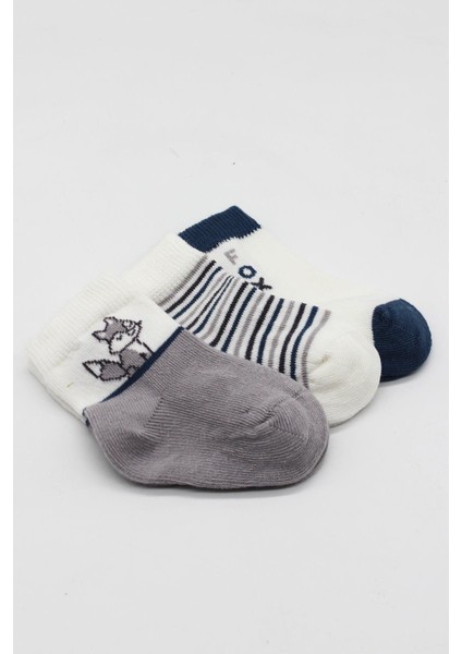 Bistyle 3'lü Penye Soket Çorap BS10109 Gri fırsatları