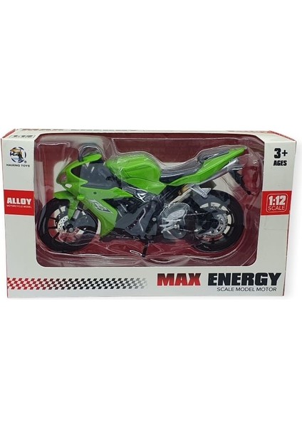 1:12 Ölçekli Model Motosiklet - Ducati - HX794-1- Yeşil modelleri
