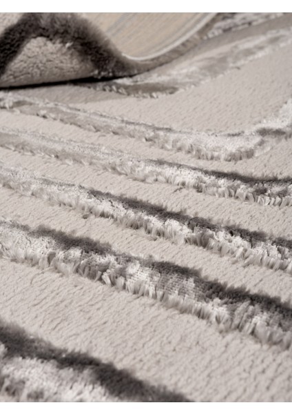 Cozy Czy-03 Modern Geometrik Desenli Toz Vermez Yumuşak Dokulu Gri Makine Halısı – Salon, Yolluk, Yatak Odası, Mutfak, Çocuk Odası Için Uygun Czy-03 fırsatları