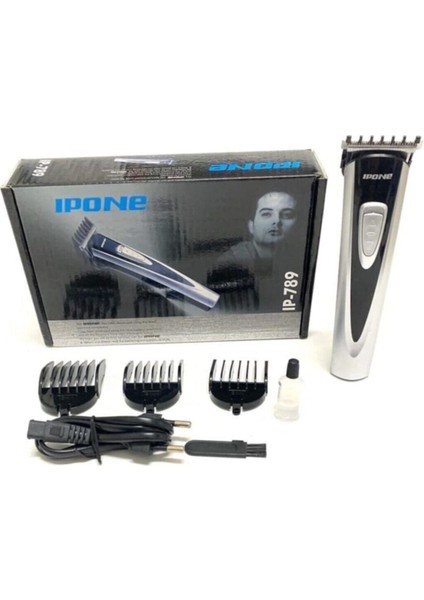 IP-789 Şarjlı Profesyonel Saç ve Sakal Traş Makinesi, Beyaz