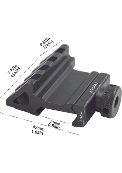 Taktik 45 Derece Açı Ofset Yan Adaptörü Rts 20MM Picatinny Ray fiyatları